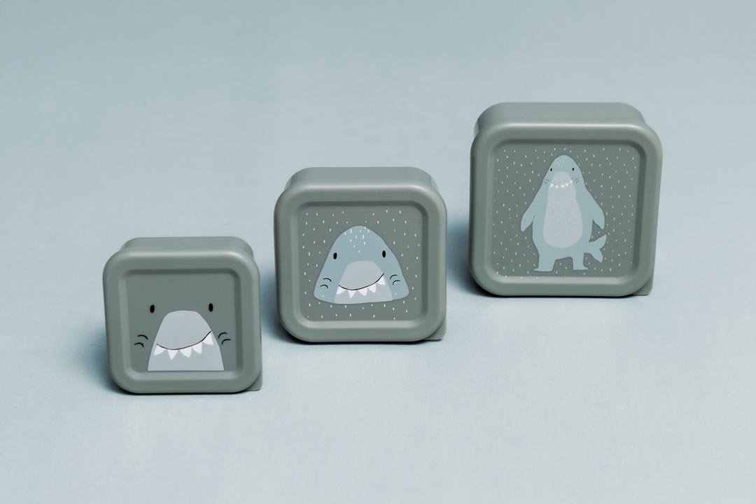 Trixie Stackable Snack Box (Mr Shark) - Image 2