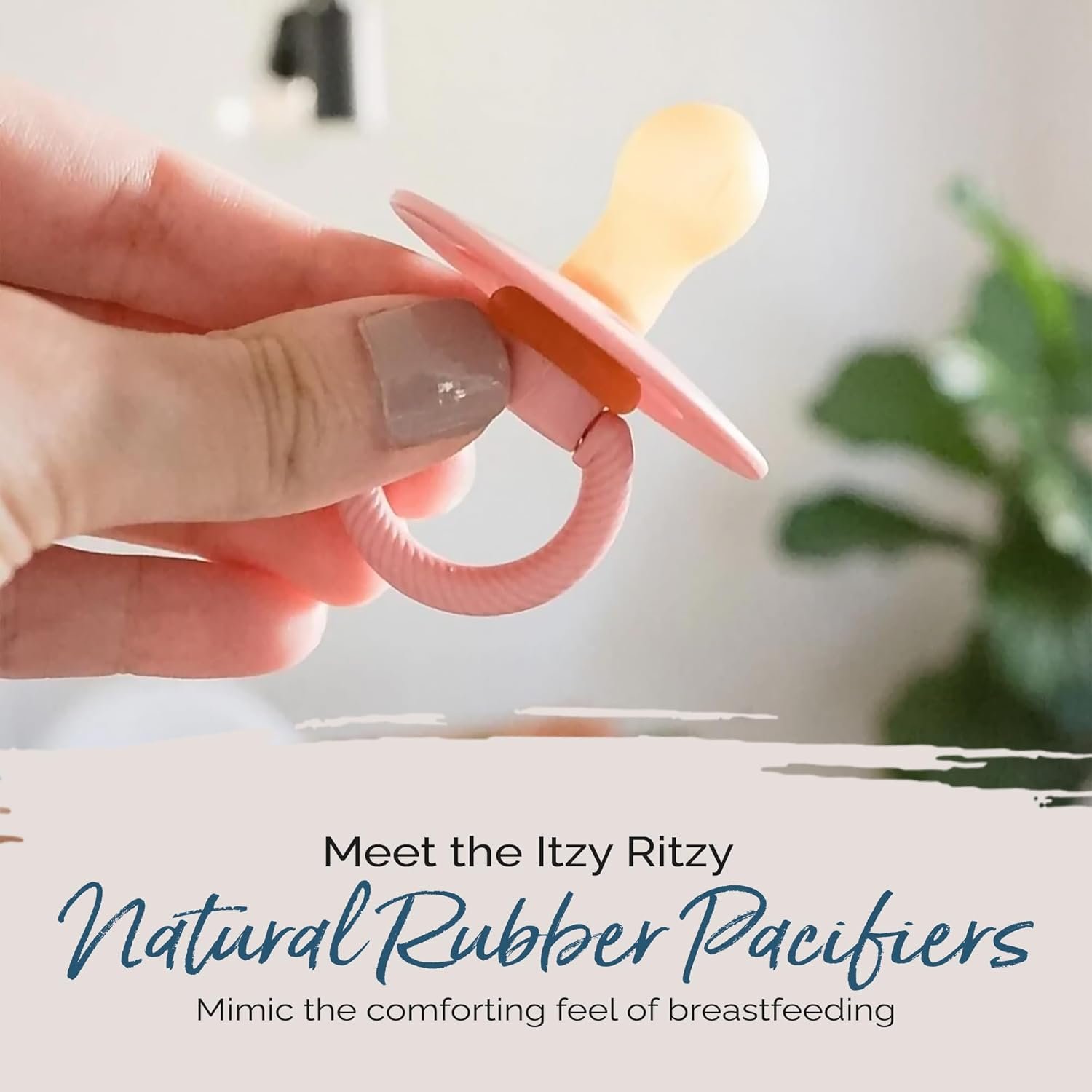Itzy Soother Natural Pacifier (Apricot) - Image 2