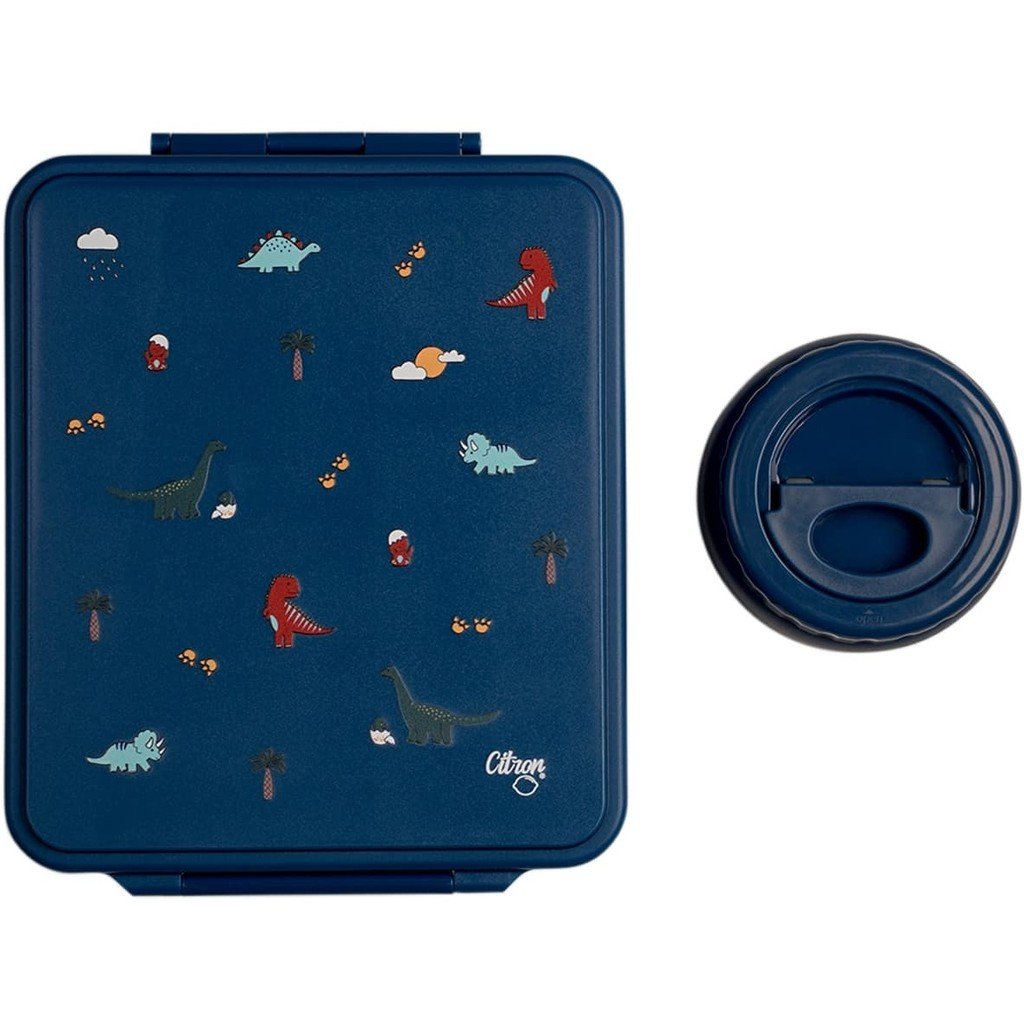 Citron Grand Lunchbox (Blue Dino)