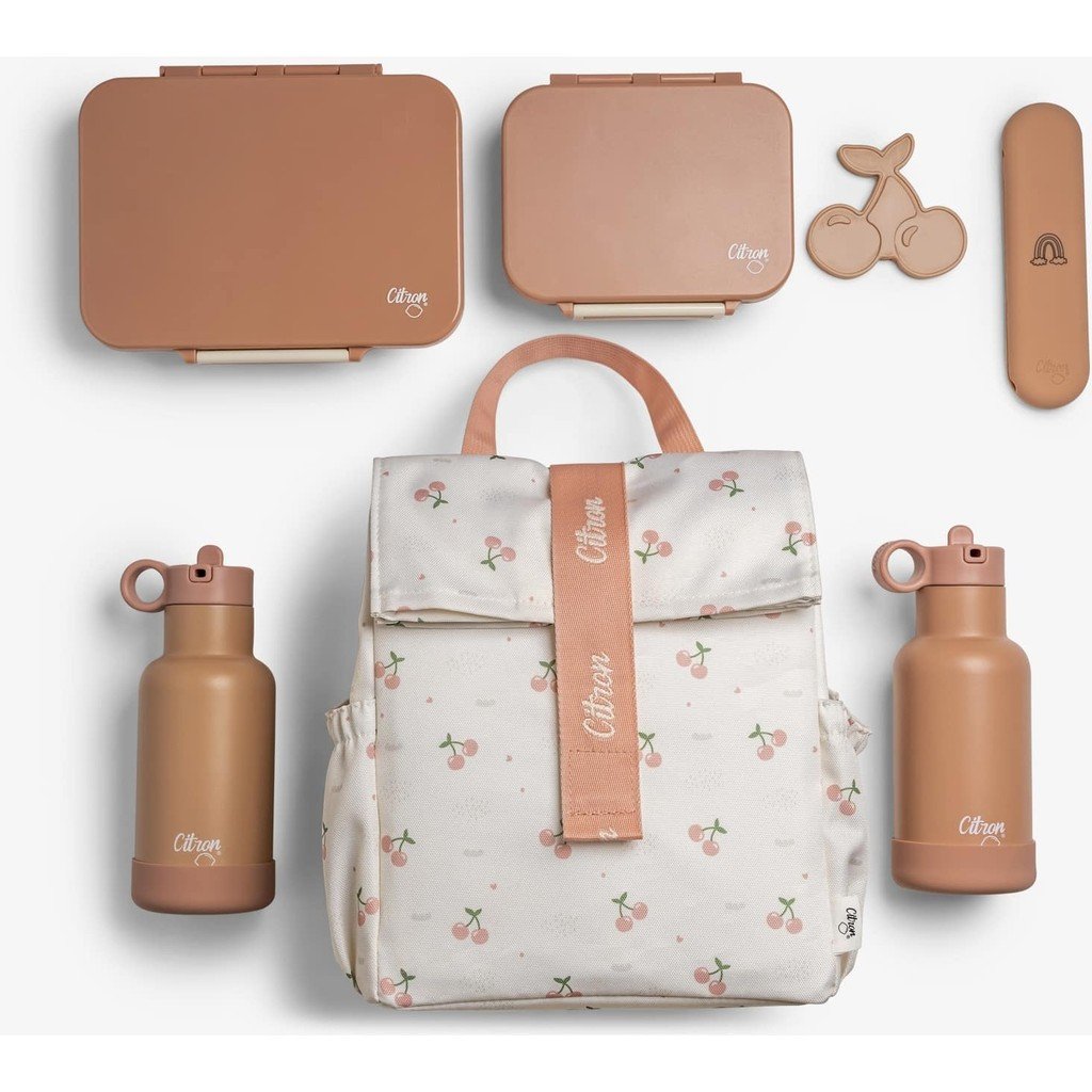 Citron Roll Up Insulated Lunch Bag (Cherry) - Image 6