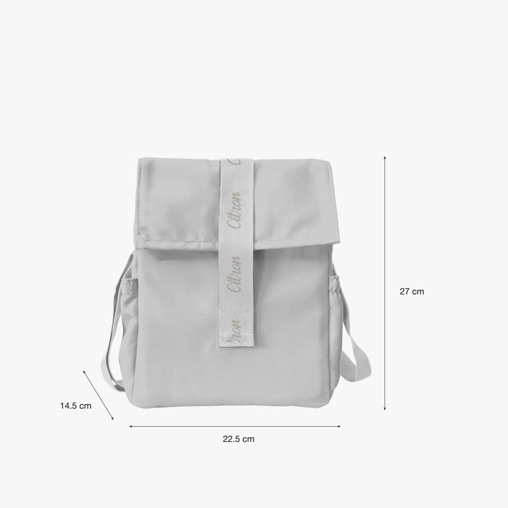 Citron Roll Up Insulated Lunch Bag (Cherry) - Image 9