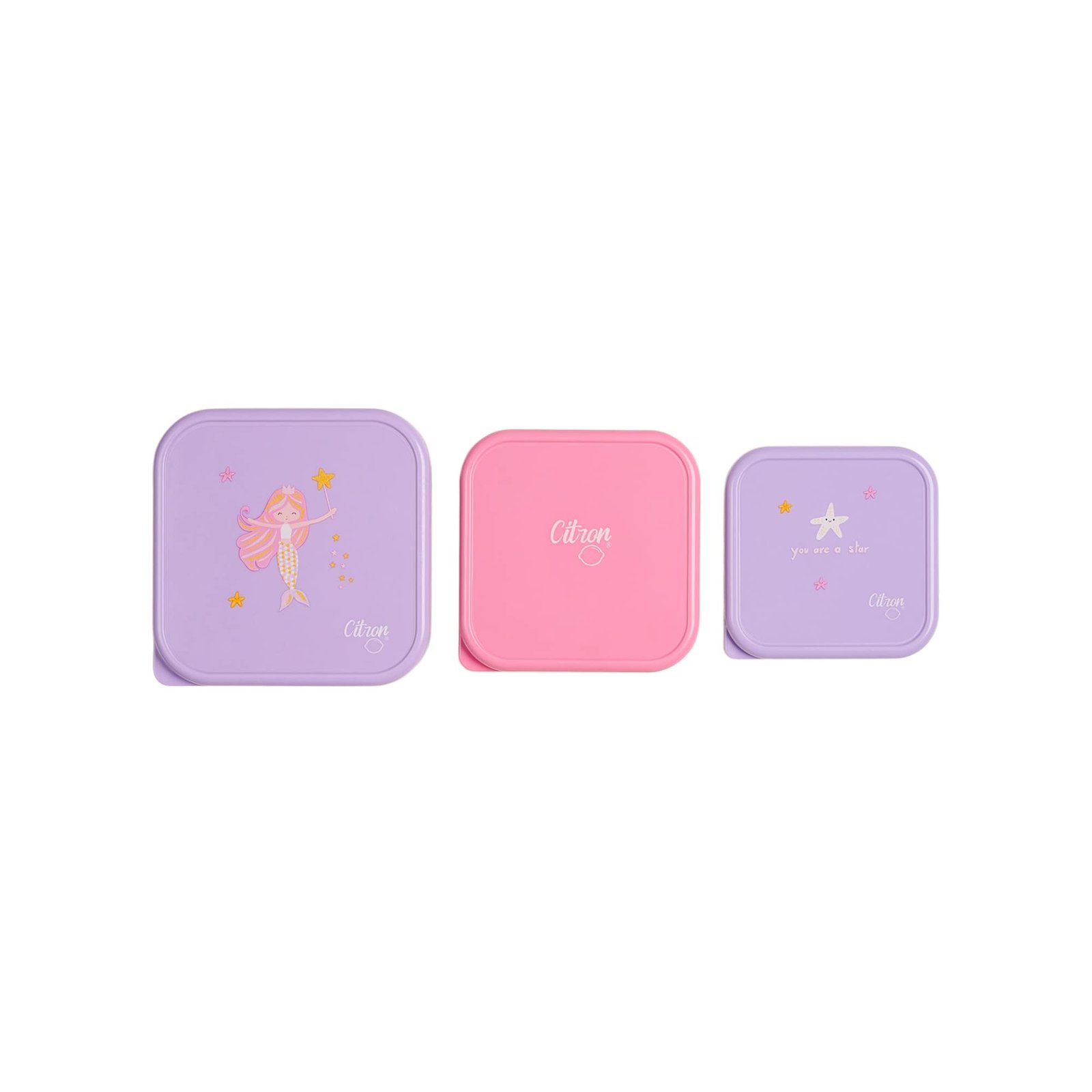 Citron Stainless Steel Stackable Lunchbox (Mermaid) - Image 4