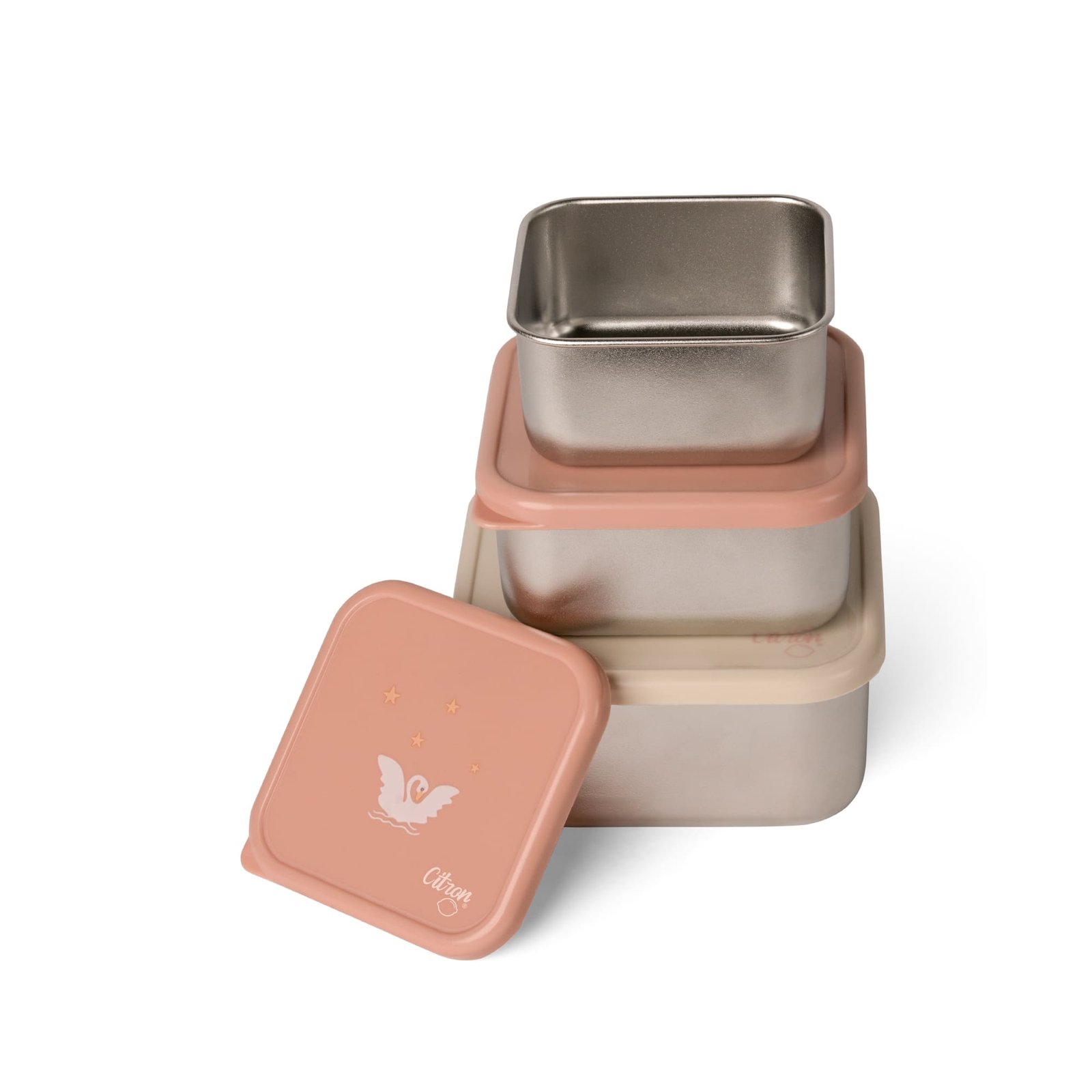 Citron Stainless Steel Stackable Lunchbox (Ballerina) - Image 2