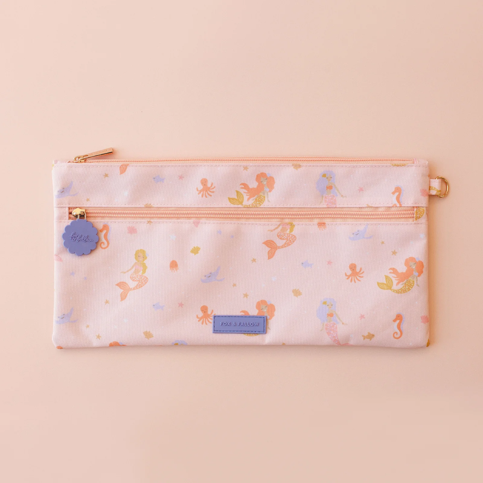 Fox & Fallow Large Pencil Case (Mermaid)