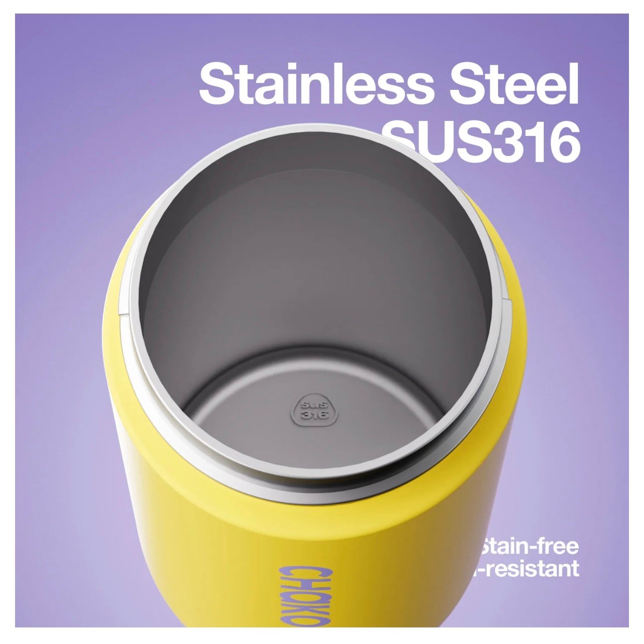 Chako Lab Kada Insulated Water Bottle 700ml (Yellow) - Image 9