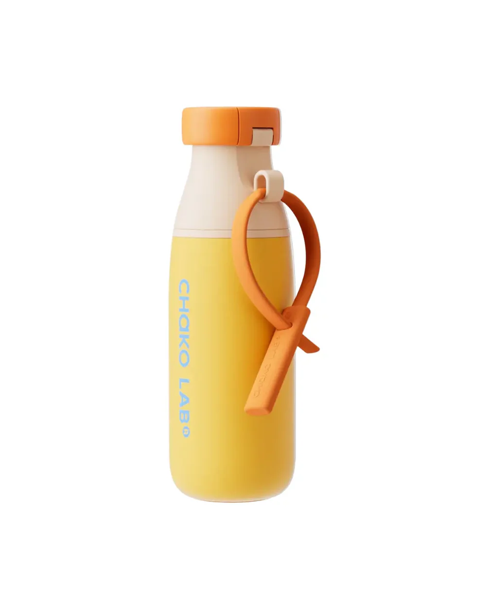 Chako Lab Milk Pod Stainless Steel Water Bottle 520ml (Orange)