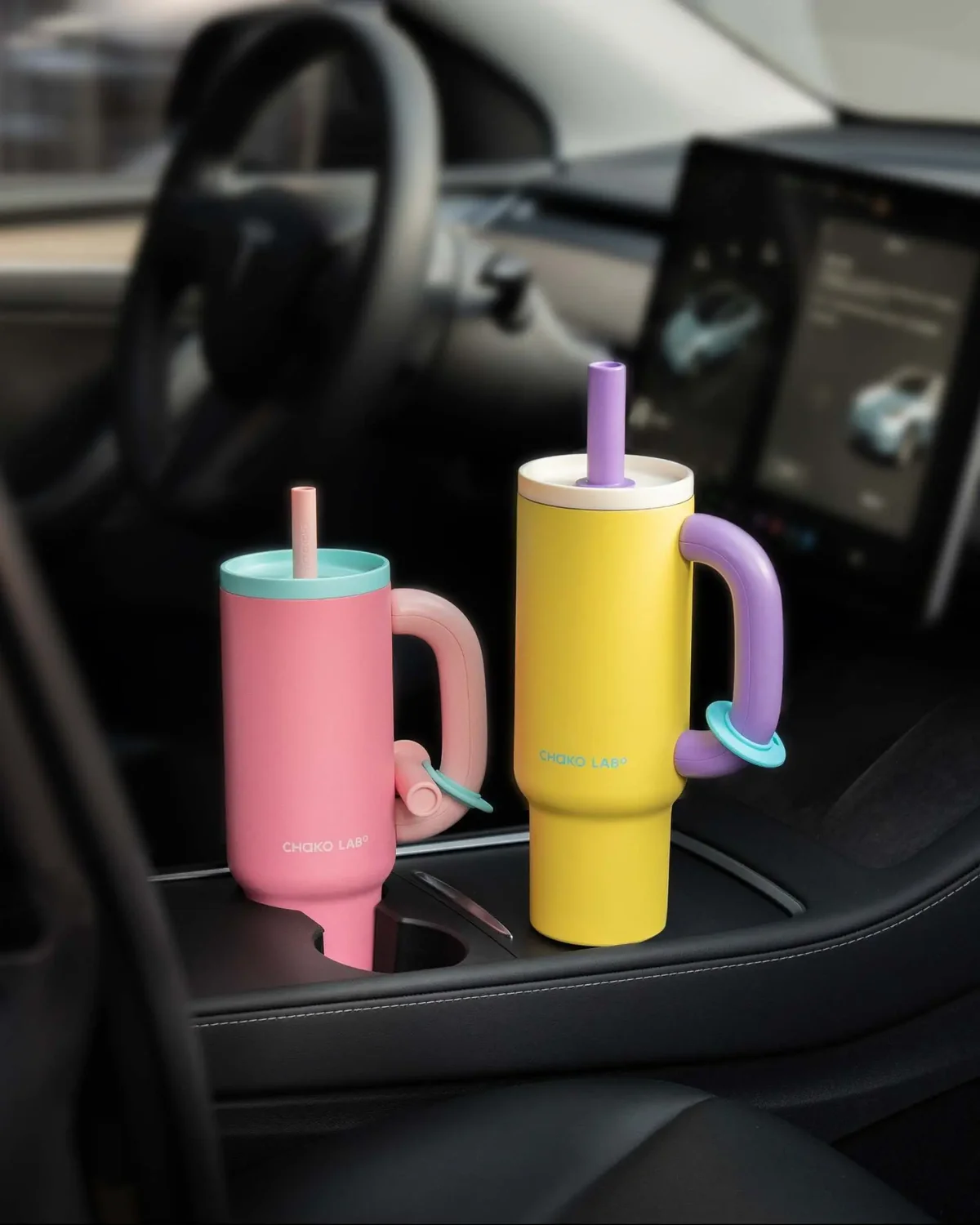 Chako Lab Ceramic Insulated Tumbler (Pink) - Image 2