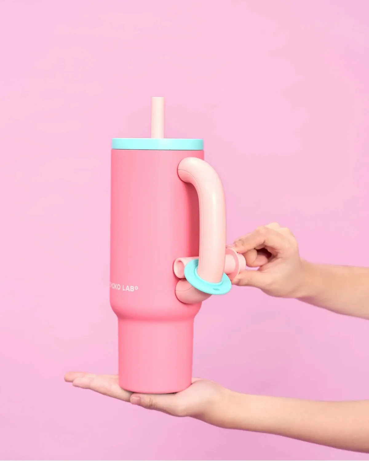 Chako Lab Ceramic Insulated Tumbler (Pink) - Image 3