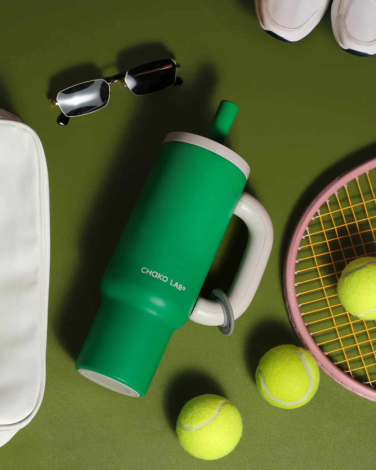 Chako Lab Ceramic Insulated Tumbler (Green) - Image 2