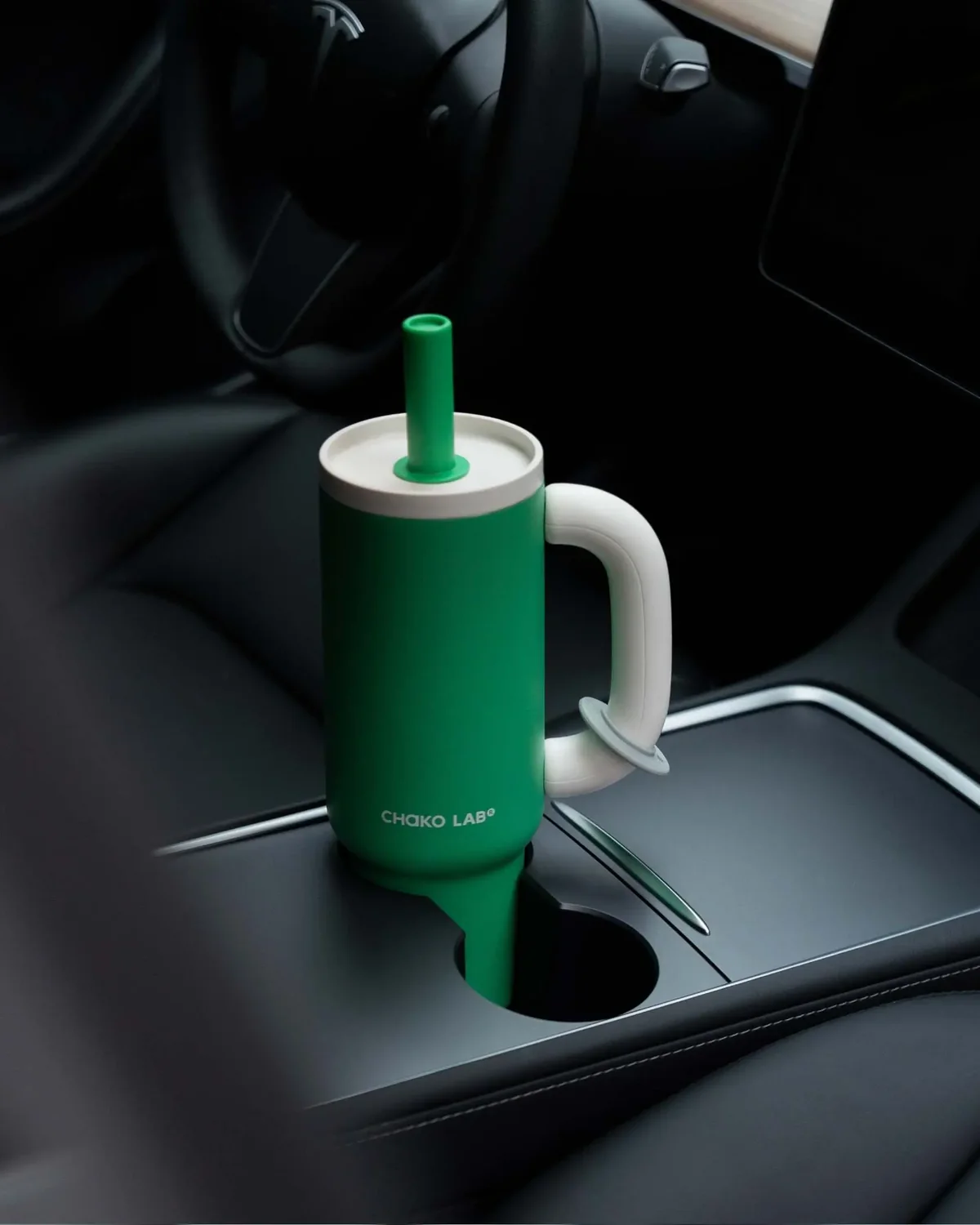 Chako Lab Ceramic Insulated Tumbler (Green) - Image 3