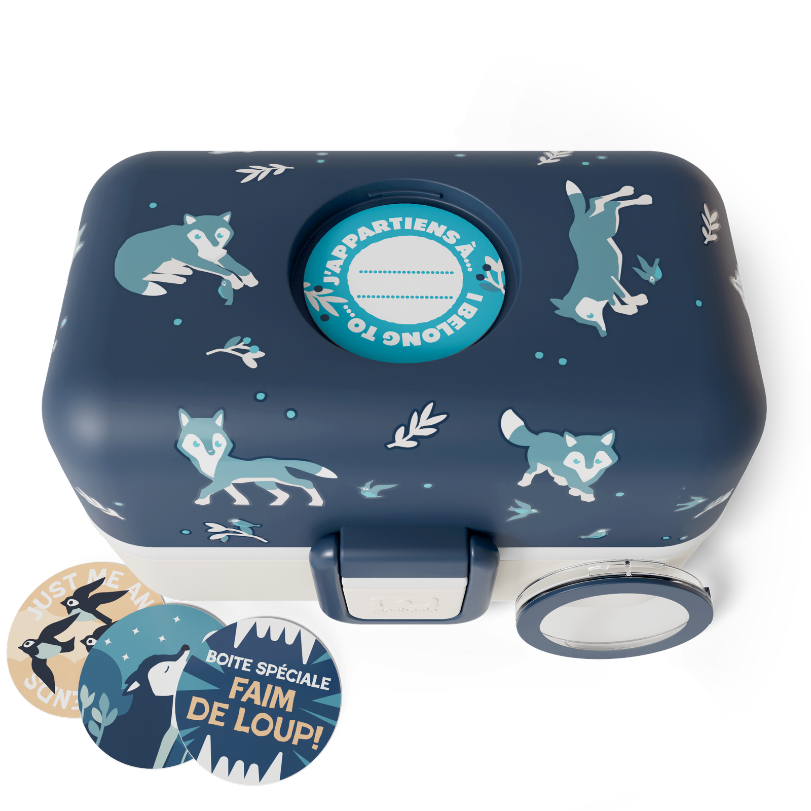 Monbento Tresor Lunch Box (Blue Wolf) - Image 5